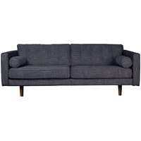 Ash Grey 3 Seater Fire Retardant Fabric Sofa