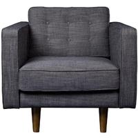 Ash Grey 1 Seater Sofa