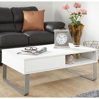 Aspen Lift Up Coffee Table White