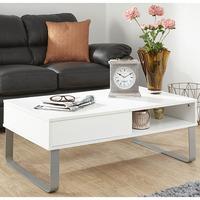 aspen lift up coffee table white