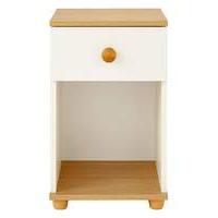 aspen 1 drawer bedside table