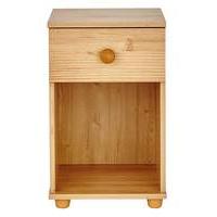 aspen 1 drawer bedside table