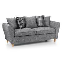 Ashbourne Fabric 3 Seater Sofa Lisbon Grey