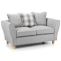 Ashbourne Fabric 2 Seater Sofa Lisbon Silver