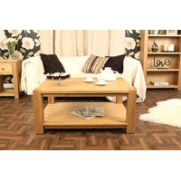 aston oak coffee table large