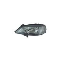 Astra G 2003-2004 LH Headlamp, Black Bezel