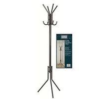 Ashley 8-Hook Hat and Coat Stand, Black