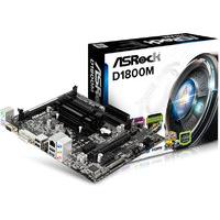 ASRock D1800B Intel Dual-Core J1800 VGA DVI-D HDMI 5.1 CH HD Audio Micro ATX Motherboard