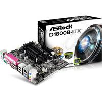 ASRock D1800B-ITX Intel Dual-Core J1800 VGA HDMI 5.1 CH HD Audio Mini-ITX Motherboard