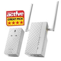 Asus 1200Mbps AV2 1200 Wi-Fi Powerline Adapter Kit