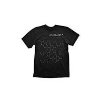 assassin\'s creed GE1801S - ASSASSIN\'S CREED Men\'s DNA Strands - Animus Powered By Abstergo Industries T-Shirt, Small, Black (GE1801S)