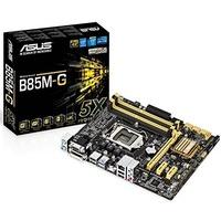 Asus B85M-G Motherboard (Socket 1150, Intel B85, 4x DDR3, S-ATA 600, Micro ATX, 1x PCIe 3.0/2.0 x16, Haswell, Supports Intel 4th Generation Core Proce