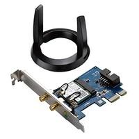 ASUS PCE-AC55BT Dual-Band Wireless-AC1200 Bluetooth 4.0 PCI-E Adapter, 2x2 MIMO, Bluetooth 4.0 and BLE, Intel Wireless Display