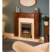 Ashington Brass Inset Electric Fire, From Dimplex