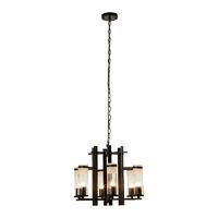 aspen pendant light iron glass matt black