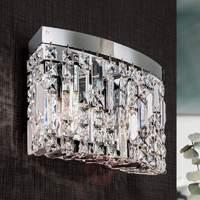 Asfour crystal wall light Kalida in chrome