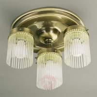 Asticella Glass Rods Ceiling Light Three Bulbs