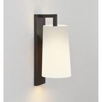 Astro 7086 + 4079 Lago 280 Wall Light in Bronze With White Glass