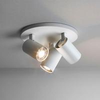 Astro 6143 Ascoli Triple Round White Plate Ceiling Spotlight