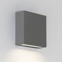 Astro 7203 Elis Single Outdoor Wall Light in Painted Silver Finish