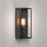 Astro 7872 Messina Exterior Wall Light In Bronze With Clear Glass