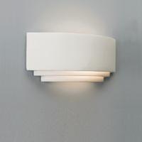 Astro 0423 Amalfi Art Deco Wall Light Fitting, Ceramic wall washer