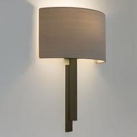 Astro 7253 Tate Modern Bronze Wall Light with Oyster Shade