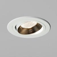 astro 5691 aprilia round adjustable led white finish downlight