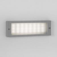 Astro 7262 Brick LED Outdoor Wall Light in Painted Silver Finish