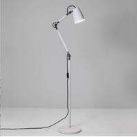 Astro Lighting 4560 + 4566 Atelier Arm Assembly with Floor Base in White Finish