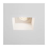 astro 7345 blanco square adjustable downlight in white plaster finish