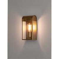 Astro 7862 Newbury Exterior Wall Light In Brass With Clear Glass