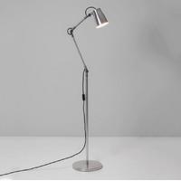 Astro Lighting 4559 + 4565 Atelier Arm Assembly with Floor Base in Polished Aluminium