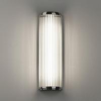 Astro 7838 Versailles Wall Light With Clear Glass Rod Shade In Polished Chrome - Height 400mm