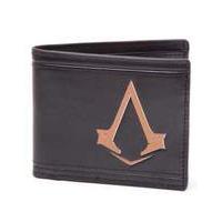 Assassin\'s Creed Syndicate Unisex Bronze Brotherhood Crest Logo Bi-fold Wallet One Size Black (mw051324acs)