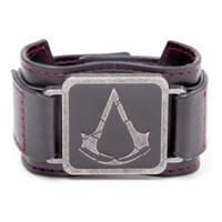 Assassin\'s Creed Rogue Leather Bracelet With Brotherhood Buckle Black