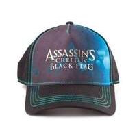 assassins creed iv black flag adjustable cap with print logo black tc1 ...