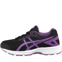 Asics Boys Gel Galaxy 9 Neutral Running Shoes Black/Orchid/White