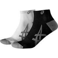 asics lightweight running socks 2 pair pack xl