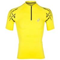 Asics Inner Muscle Half Zip Top Yellow