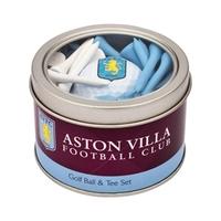 Aston Villa FC Gift Ball And Tee Set
