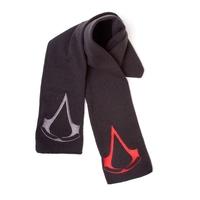 Assassin\'s Creed Unisex Red/Grey Brotherhood Crest Logos Scarf