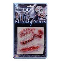 assorted zombie scars halloween make up