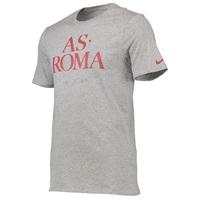 AS Roma Core Type T-Shirt Grey