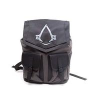 Assassin\'s Creed with Logo/ Double Front Pockets School Backpack, 42 cm, Black