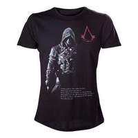 Assassin\'s Creed Rogue I Am Assassin Hunter Shay Patrick Cormac Small T-shirt Black (ts879905asr-s)