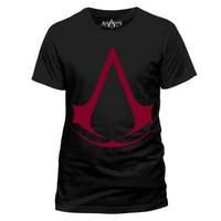 Assassin\'s Creed - Logo Red T-shirt Black Ex Ex Large