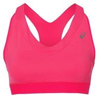 asics race sports bra womens diva pink