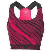 asics base gpx sports bra womens diva pink