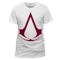 assassins creed logo t shirt white medium